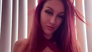 artemisia love shakes her huge italian milf tits juicy bounce solo