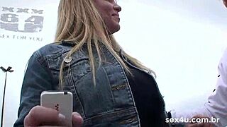 luana gaucha strips naked for cash outdoor tease red