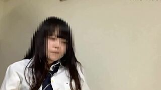 Fresh College Girl in Uniform Cosplay Gets Rough Creampie on Clothes