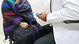 😏 doctor sneaks naughty fun with patient right in the clinic! 🔥