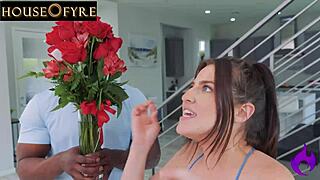 cheating yoga milf rides bbc so hard aubree valentine!