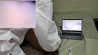 i scream as gyno shoves camera deep in my big pussy creampie