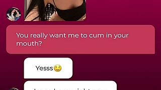 Naughty stepsis teases your cock making you squirm nude interactive