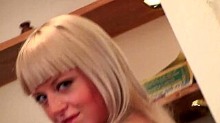 Blonde Solo Anal Toy Pounding!