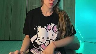 i'm squirting wild with anal plug in my teen pussy oh god