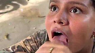 Neighbor girl grabs lemons then gets my milk in dorm panties kiss