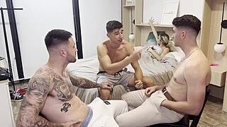 i crave clarii quinn's wild gangbang anal dp with bud brothers pounding her holes