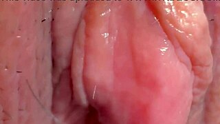 our first time licking shaved wife pussy closeup