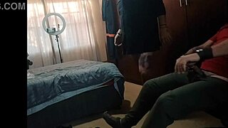 stepdad and friend take turns fucking her in bedroom