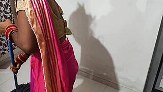 bhabhi rides boyfriend hard with shaved pussy cumshot finish