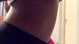 ebony milf craves big black cock but will stepsons monster do?