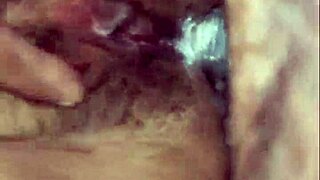 Young hubby watches mature Indian bhabhi take anal pounding