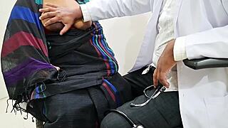 😏 doctor sneaks naughty fun with patient right in the clinic! 🔥