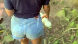 Peruvian redhead takes stranger's cum in jungle - part 1/4