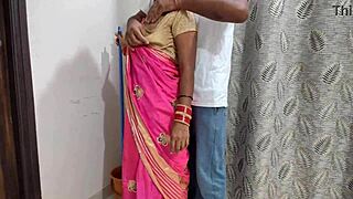 bhabhi rides boyfriend hard with shaved pussy cumshot finish