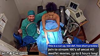 Become Doctor-Tampa forcing hitachi vibrator orgasms on patient Phoenix Rose backstage