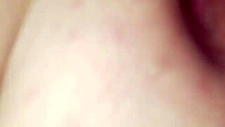 Crystal buzzes vibrator on wet pussy as Jamer rims her big ass eagerly