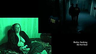 oh man playing alan wake 2 naked part 2 got me so horny with my big tits belly out