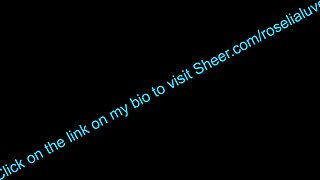 my tongue dives into roselialuve's creampied big pussy