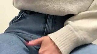 Innocent checkup hides quick masturbation orgasm in doctor's office
