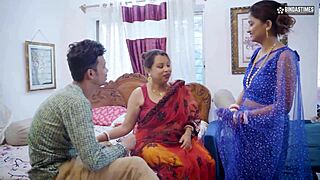 Desi Husband Shows How to Fuck Two Pregnant Desi Wives Threesome