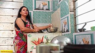 Ba pass devar bends bhabhi over for romantic morning creampie fuck outdoors