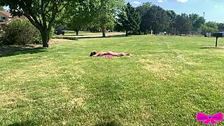 Dakota Marr deepthroats spying creep's cock after outdoor sunbathing POV blowjob