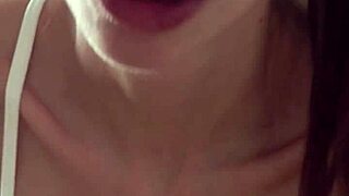 damn candie cross bites lip sliding tiny ass on shaft!