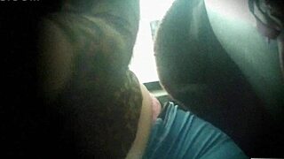 Bus blowjobs and boob flashes almost get us caught!