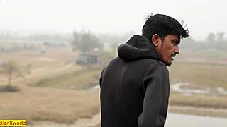 Ba pass devar bends bhabhi over for romantic morning creampie fuck outdoors