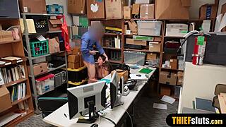 petite teen thief caught by burglar and punish fucked hard