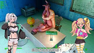 mod power crafts dream harem in episode 09's teasing h scene
