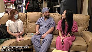 blaire celeste's mouth overflows with massive cum blast load