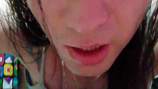 colombian ladyboy slut punished with hidden cam anal in blind date