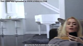 Hey step sis caught stroking pussy wanna fuck for cash instead