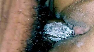riya's closeup shaved pussy fuck cums desi style 😍💦