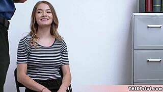 cute shea caught shoplifting now bends for mall cop's rough doggystyle 🍑🚔😏