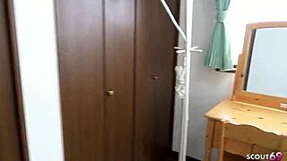 Curvy Japanese Teen Seduces Classmate Into Creampie Pounding