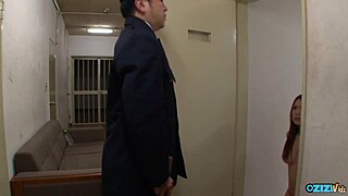 Horny Police Officer Fucks Young Bitch Doggystyle Outside Prison Cell