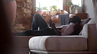 Huge dick guy slams petite MILF Alexa Flexy's ass in brutal interracial pounding