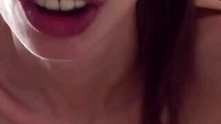 damn candie cross bites lip sliding tiny ass on shaft!