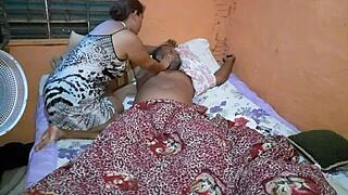 Heart races sucking stepbro's cock while he rests