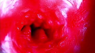 pregnant beauty masturbates to extreme asmr close-up inside her wet moaning pussy