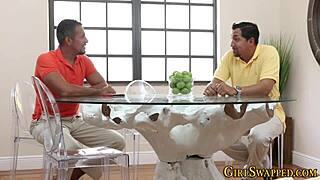 Austrian stepteen 18+ drenched in group facial jizz from black cocks taboo 4some