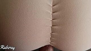 Gaming babe drops yoga pants rips clothes for epic blowjob and doggystyle fuck