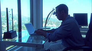 Cytherea’s shaved milf pussy gaped hard in canoe doggy and deepthroat