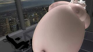 secretary tries extreme belly inflation play