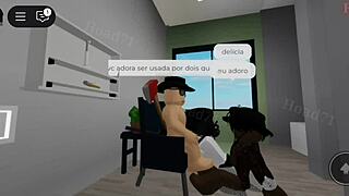 Gothic big tits babe does 3some at parents' house! Cumshots everywhere 💦