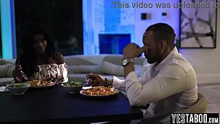 Petite ebony milf dominates cheating bbc hubby doggystyle 😈🍑