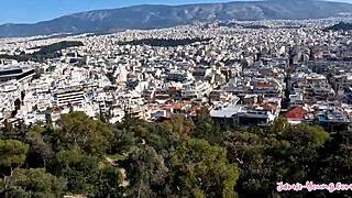 Hard pounding cute Jamie on Athens vacation